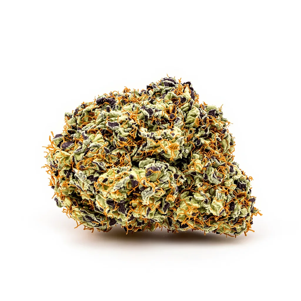 Bakerstreet 87% indica / 13% sativa — flor con tricomas visibles