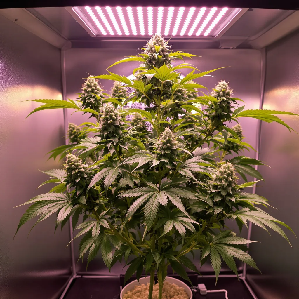 Planta de cannabis Banana Candy en fase de floración — 90-130 cm feminizada
