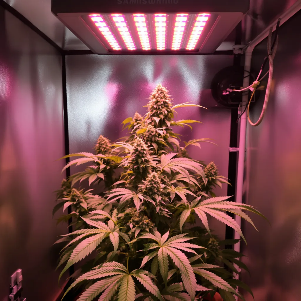 Planta de cannabis Banana Diesel en fase de floración — 90-130 cm feminizada