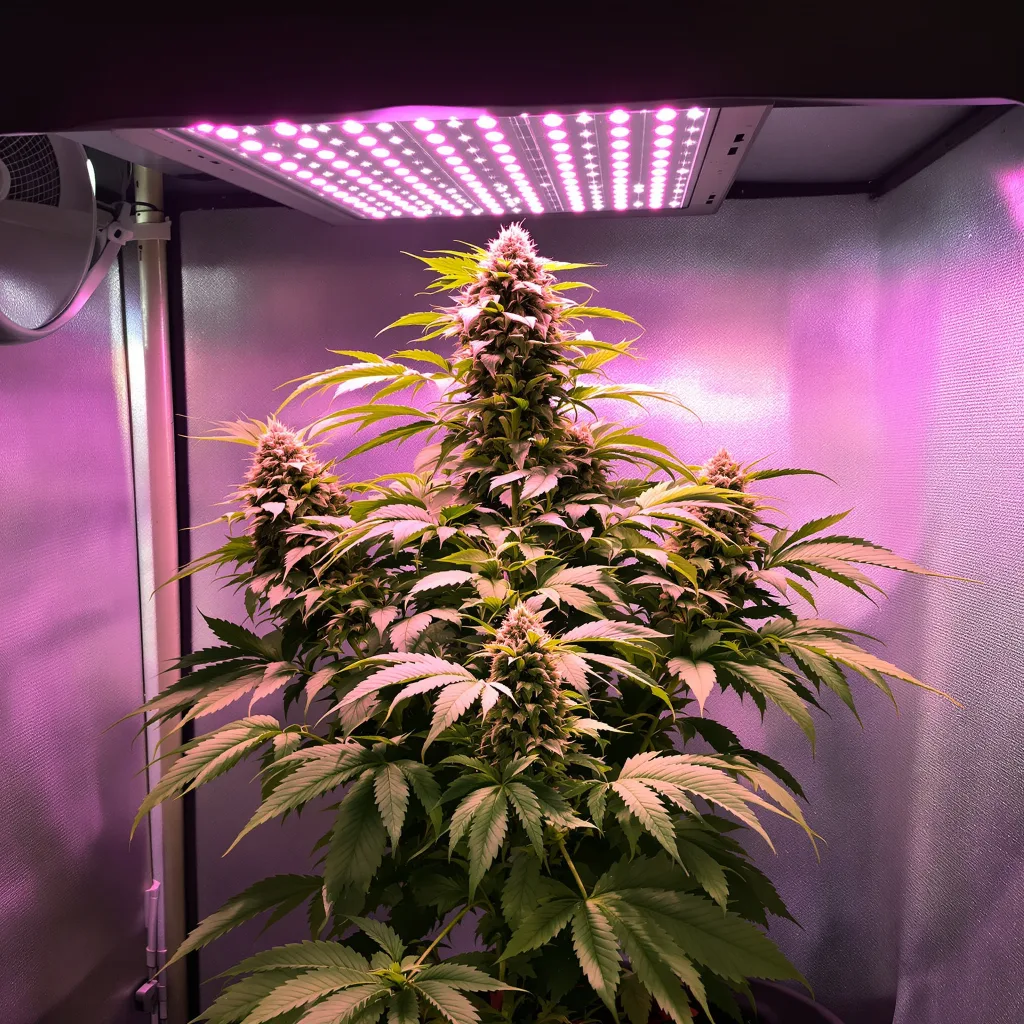 Planta de cannabis Banana OG en fase de floración — 90-130 cm feminizada