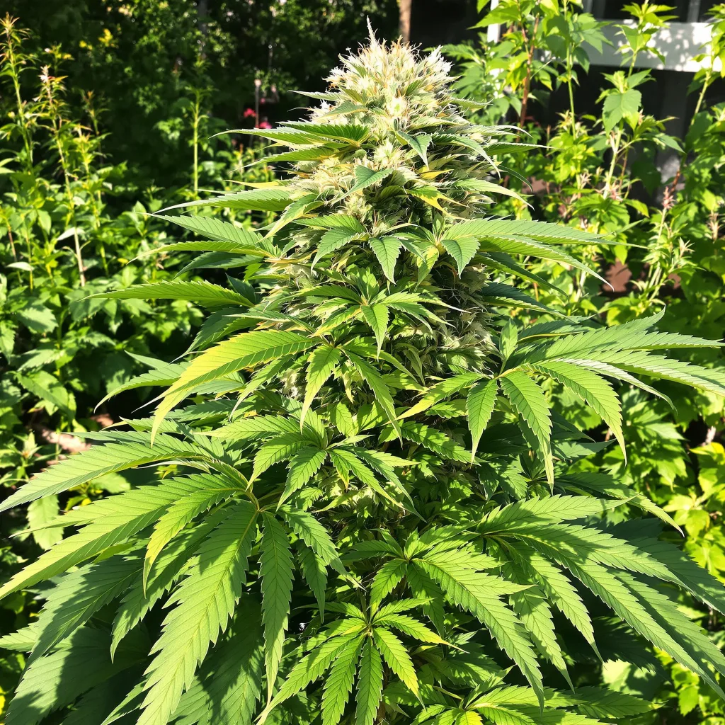 Barbara Bud 69% indica / 31% sativa — flor con tricomas visibles