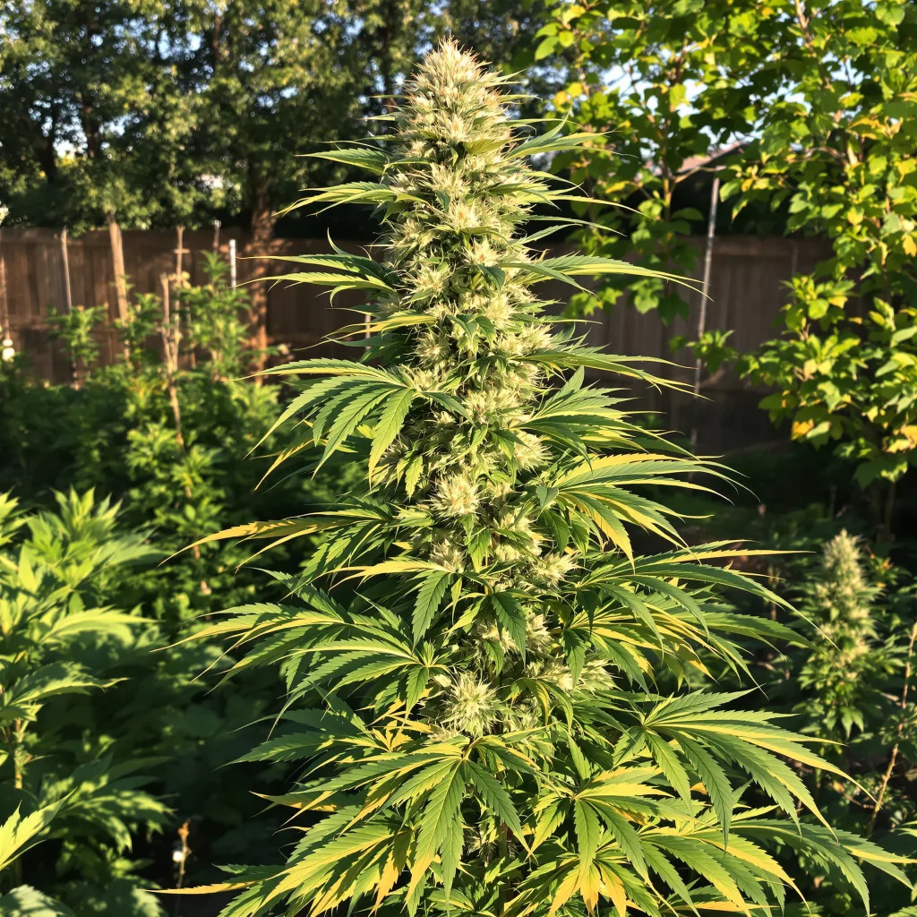 Berner's Cookies 25% indica / 75% sativa — flor con tricomas visibles