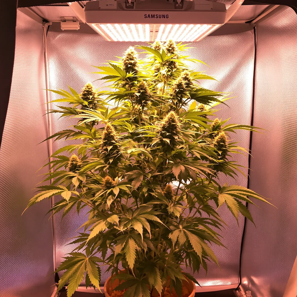 Planta de cannabis Bianca en fase de floración — 150-200 cm feminizada