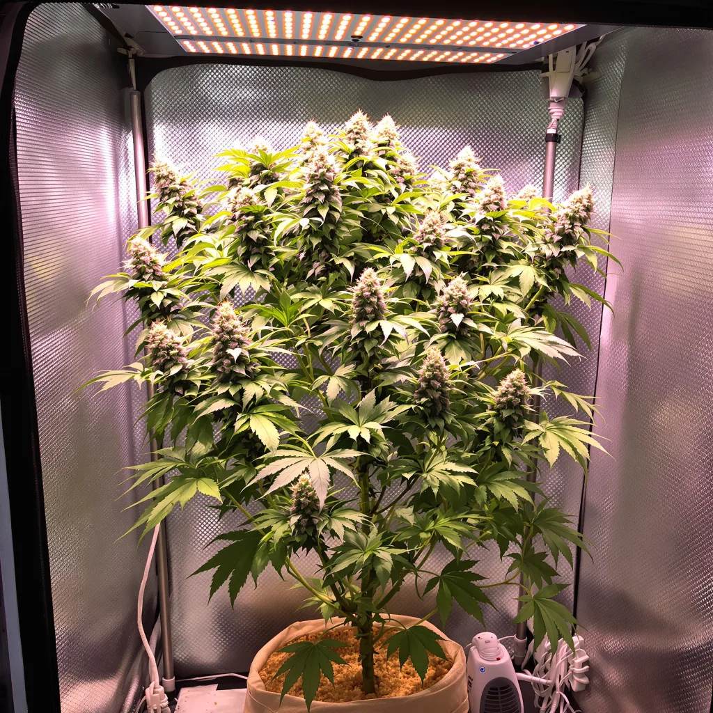 Planta de cannabis Big Band en fase de floración — 120-180 cm feminizada