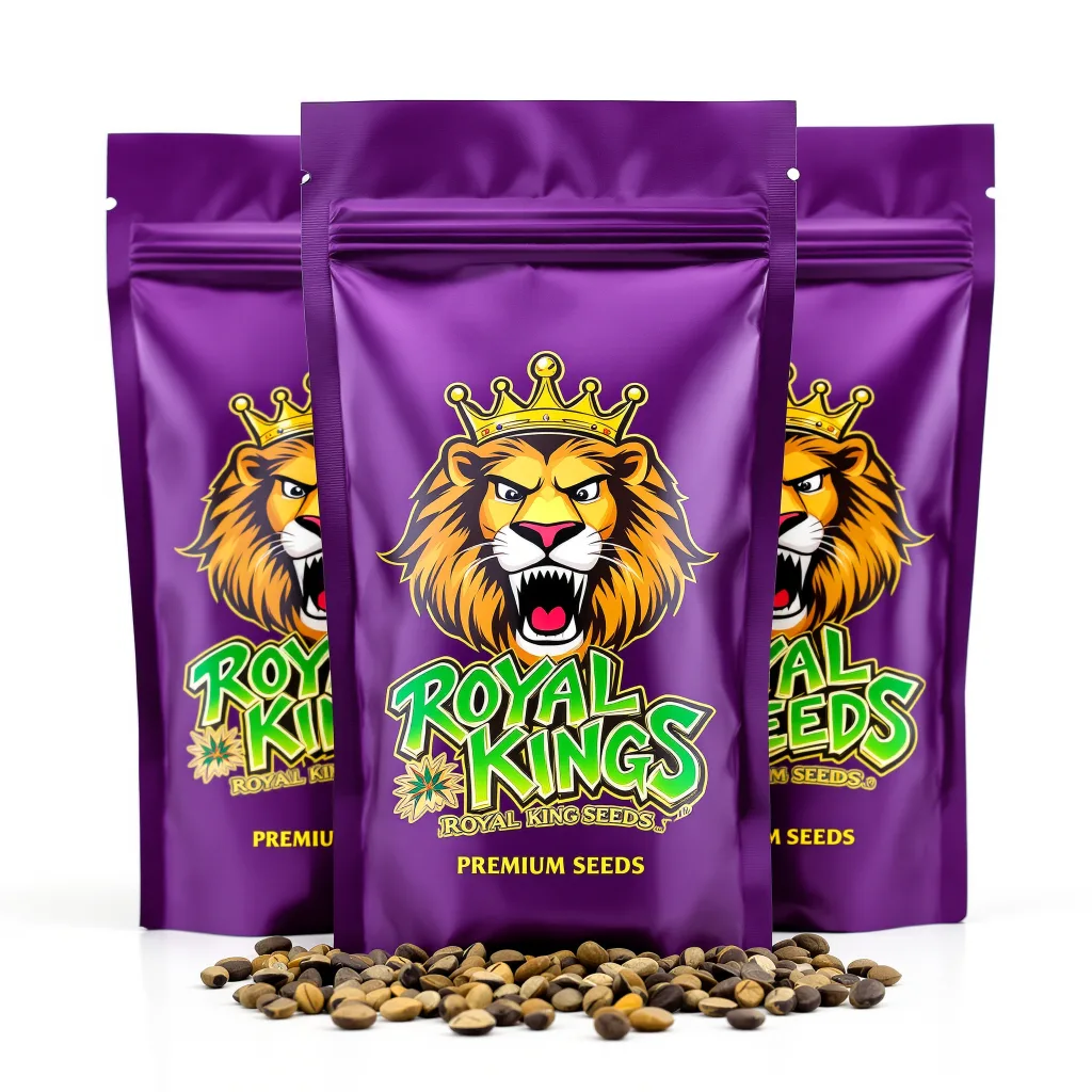 Big Blue 56% indica / 44% sativa — flor con tricomas visibles