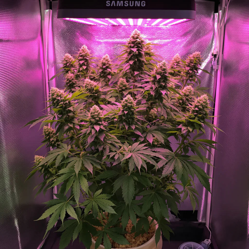 Planta de cannabis Big Devil en fase de floración — 120-180 cm feminizada