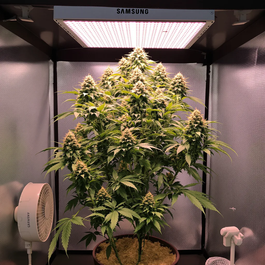 Planta de cannabis Big Kush en fase de floración — 120-180 cm feminizada