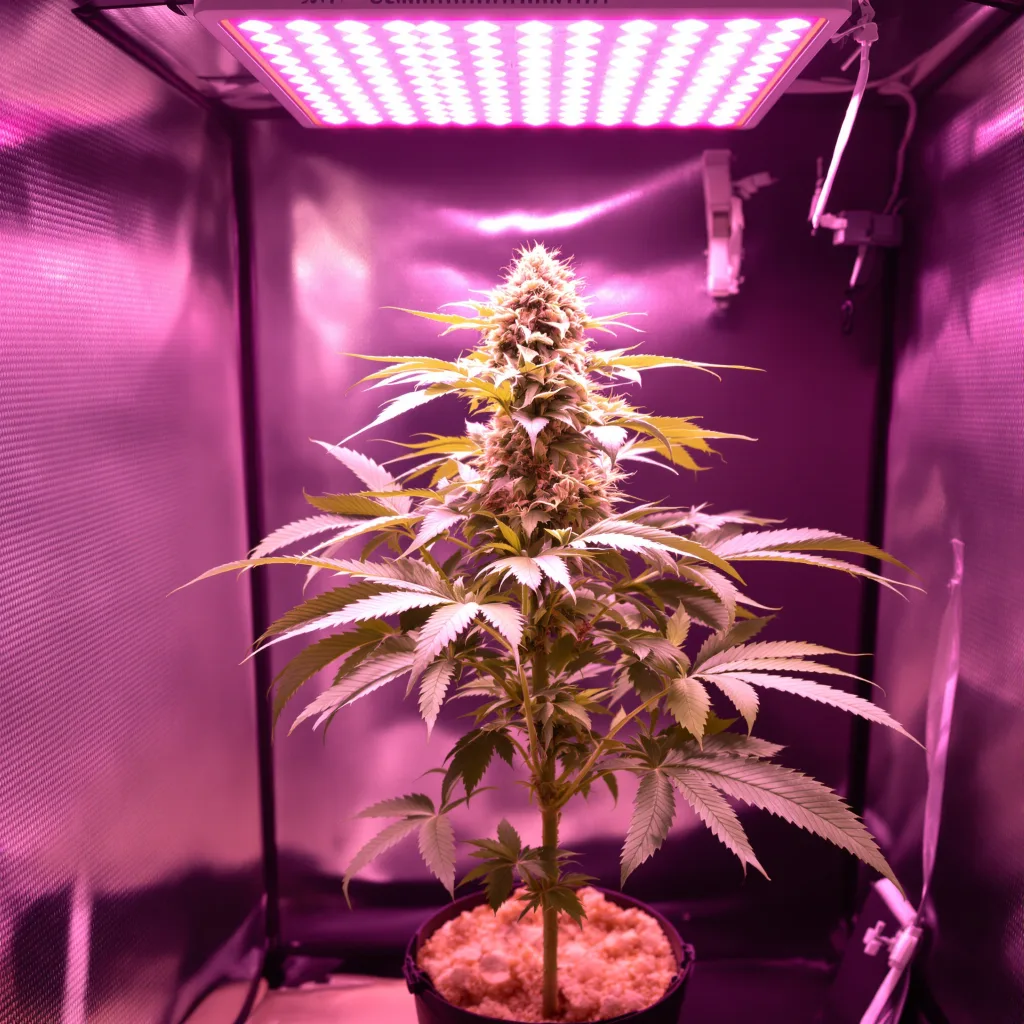 Planta de cannabis Biscotti en fase de floración — 90-130 cm feminizada