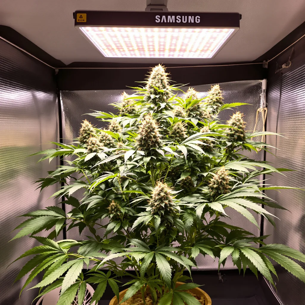 Planta de cannabis Black 84 en fase de floración — 90-130 cm feminizada
