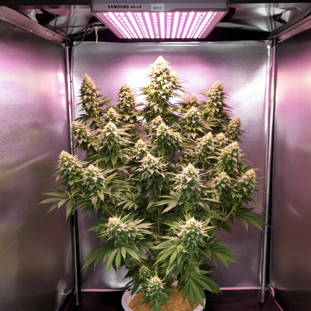 Planta de cannabis Black Mamba en fase de floración — 120-180 cm feminizada