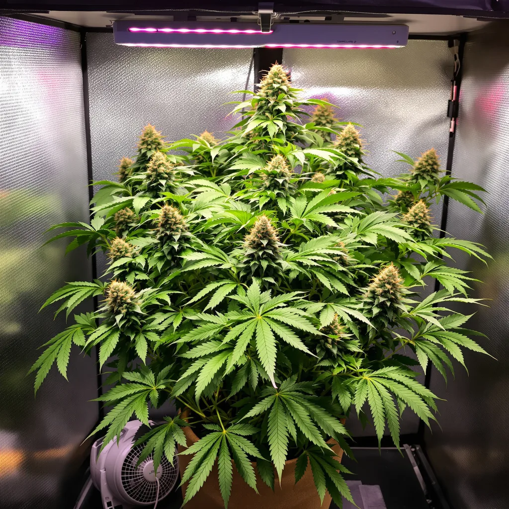 Planta de cannabis Black Rose en fase de floración — 90-130 cm feminizada