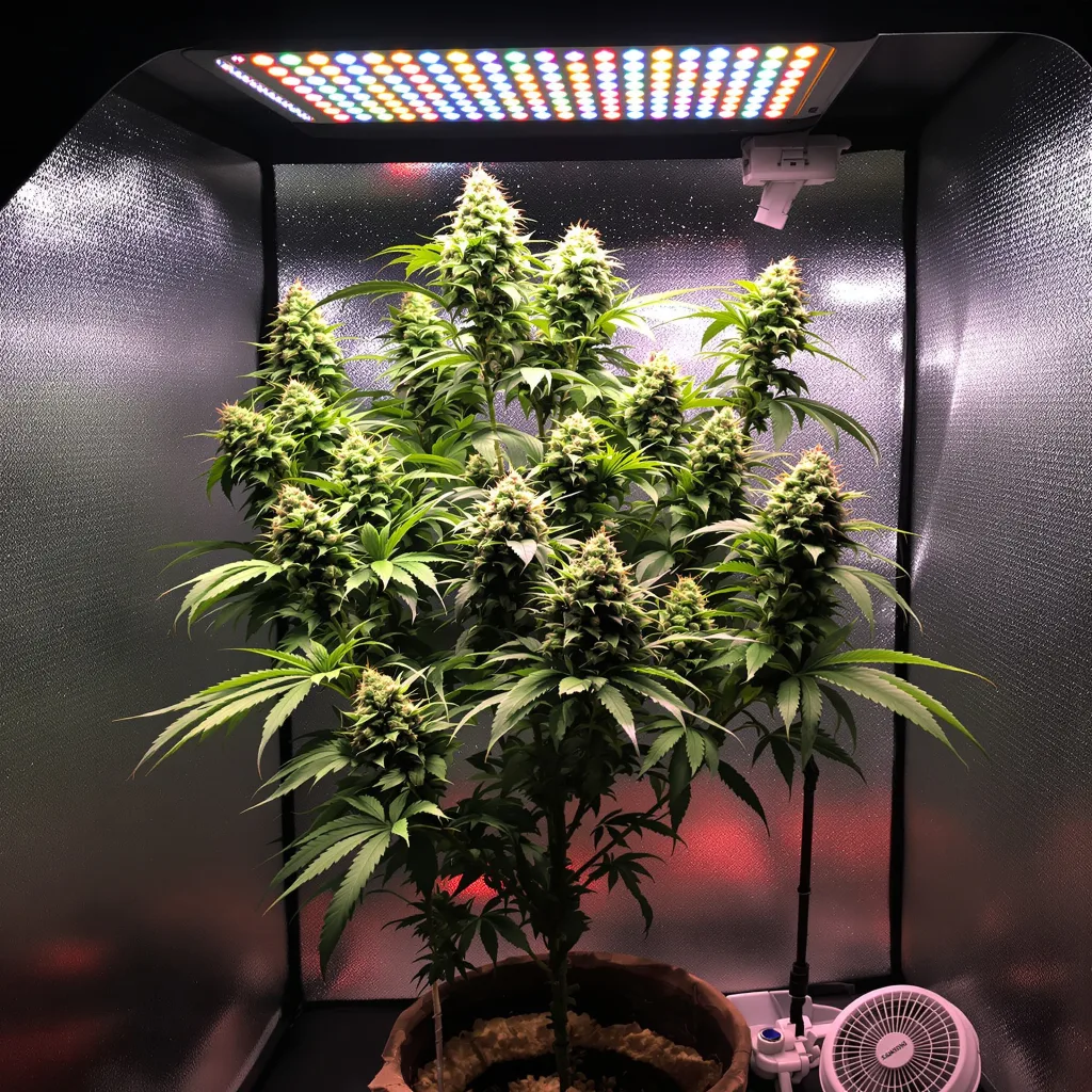 Planta de cannabis Blackberry Pie en fase de floración — 120-180 cm feminizada