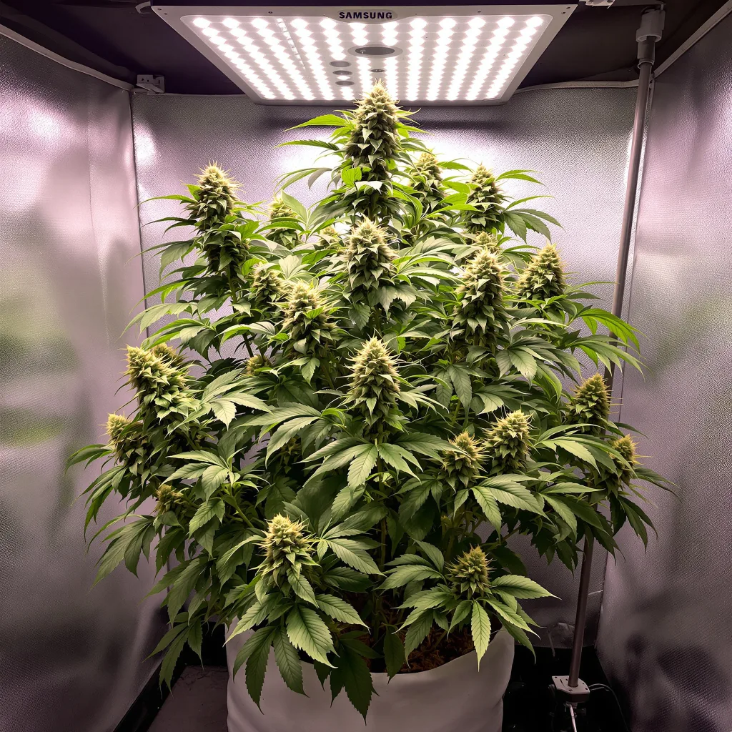 Planta de cannabis Blackwater en fase de floración — 90-130 cm feminizada