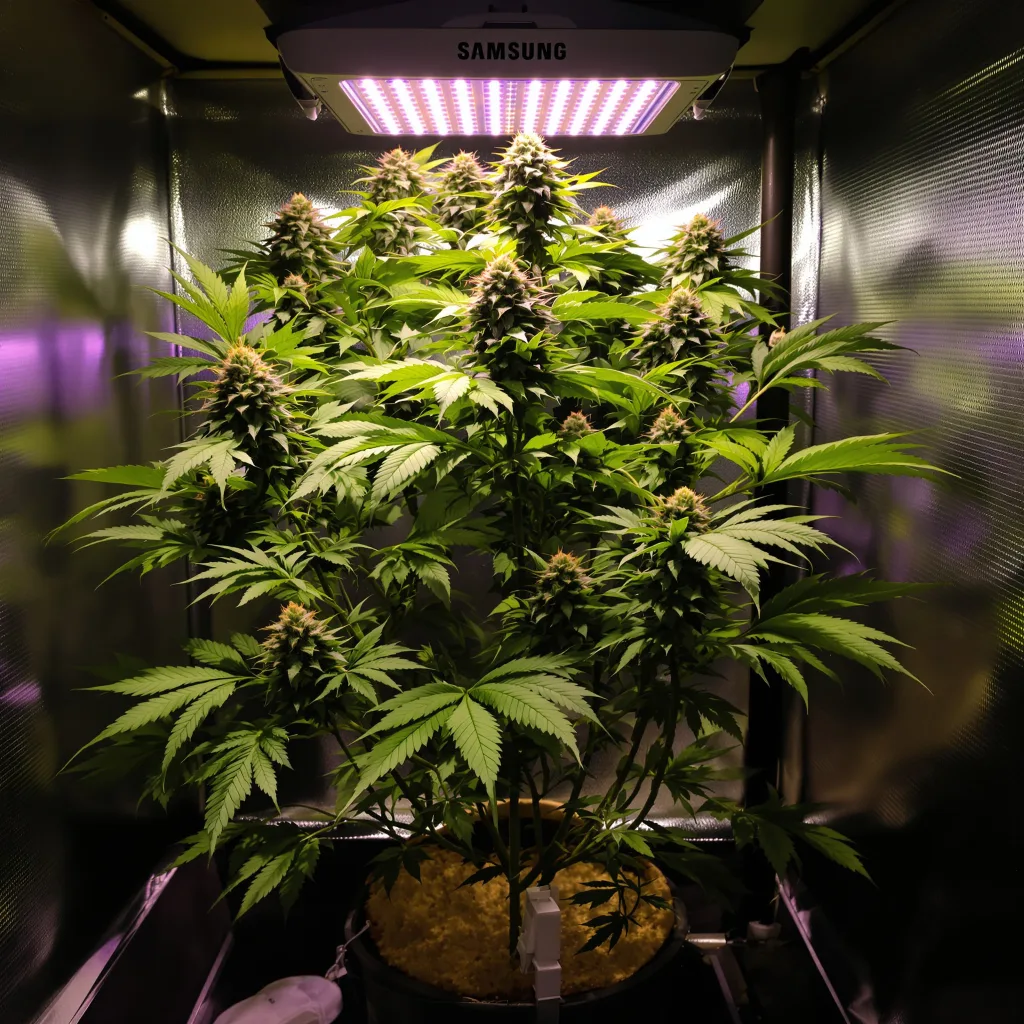 Planta de cannabis Blue Afghani en fase de floración — 90-130 cm feminizada