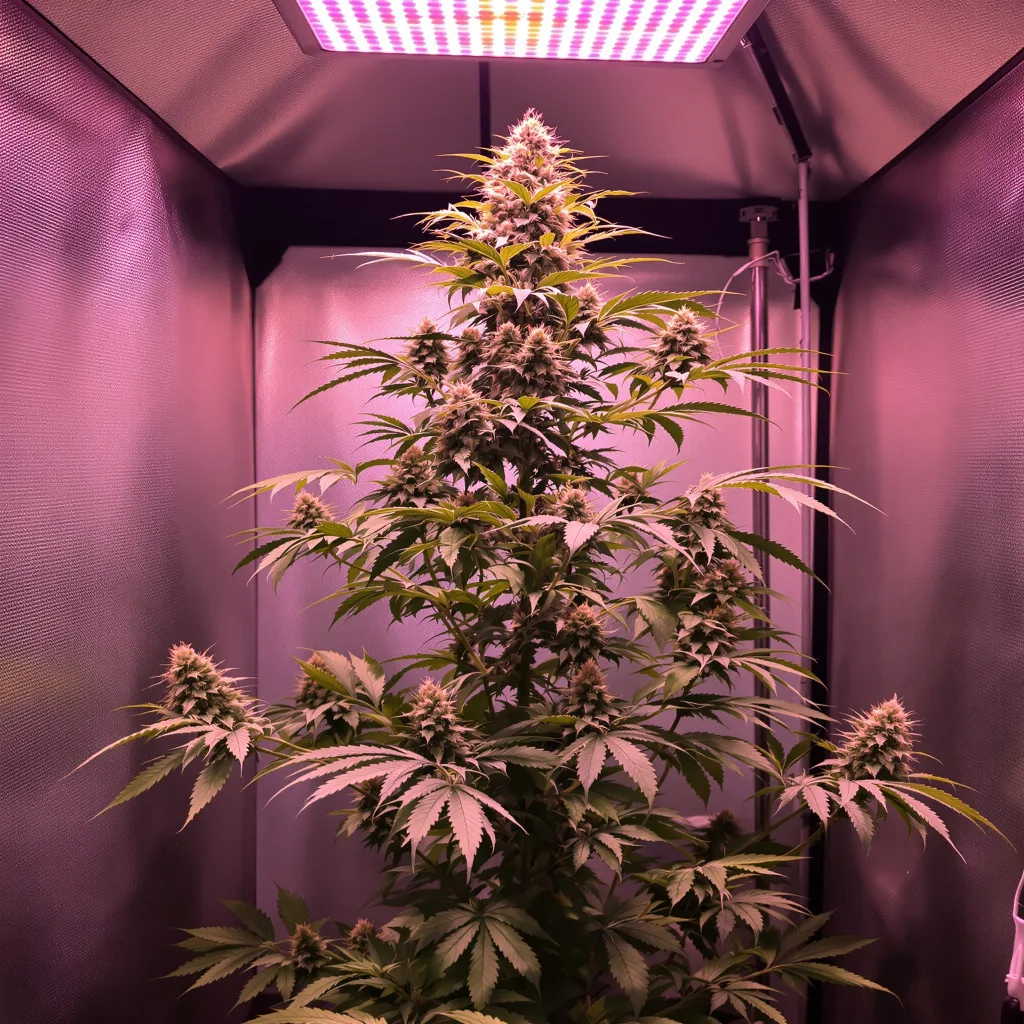 Planta de cannabis Blue Amnesia en fase de floración — 150-200 cm feminizada
