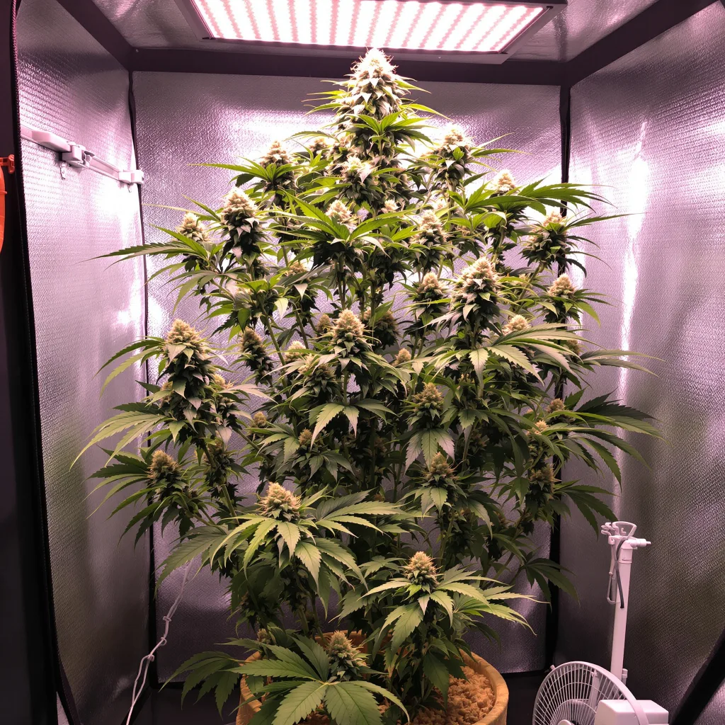 Planta de cannabis Blue Cinex en fase de floración — 150-200 cm feminizada