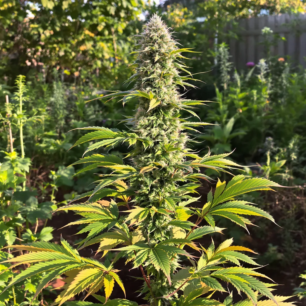 Blue Cookies 60% indica / 40% sativa — flor con tricomas visibles