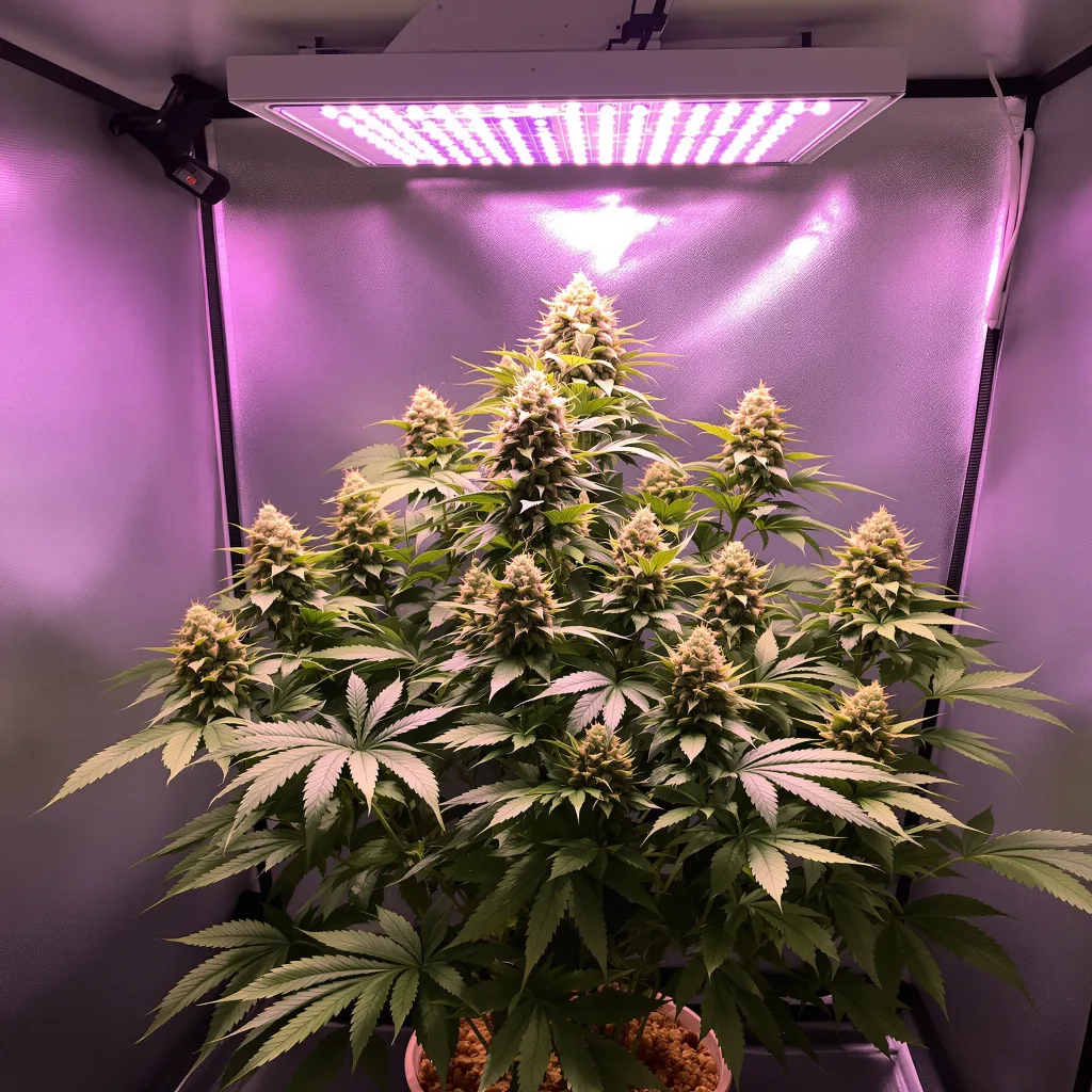 Planta de cannabis Blue Diesel en fase de floración — 90-130 cm feminizada