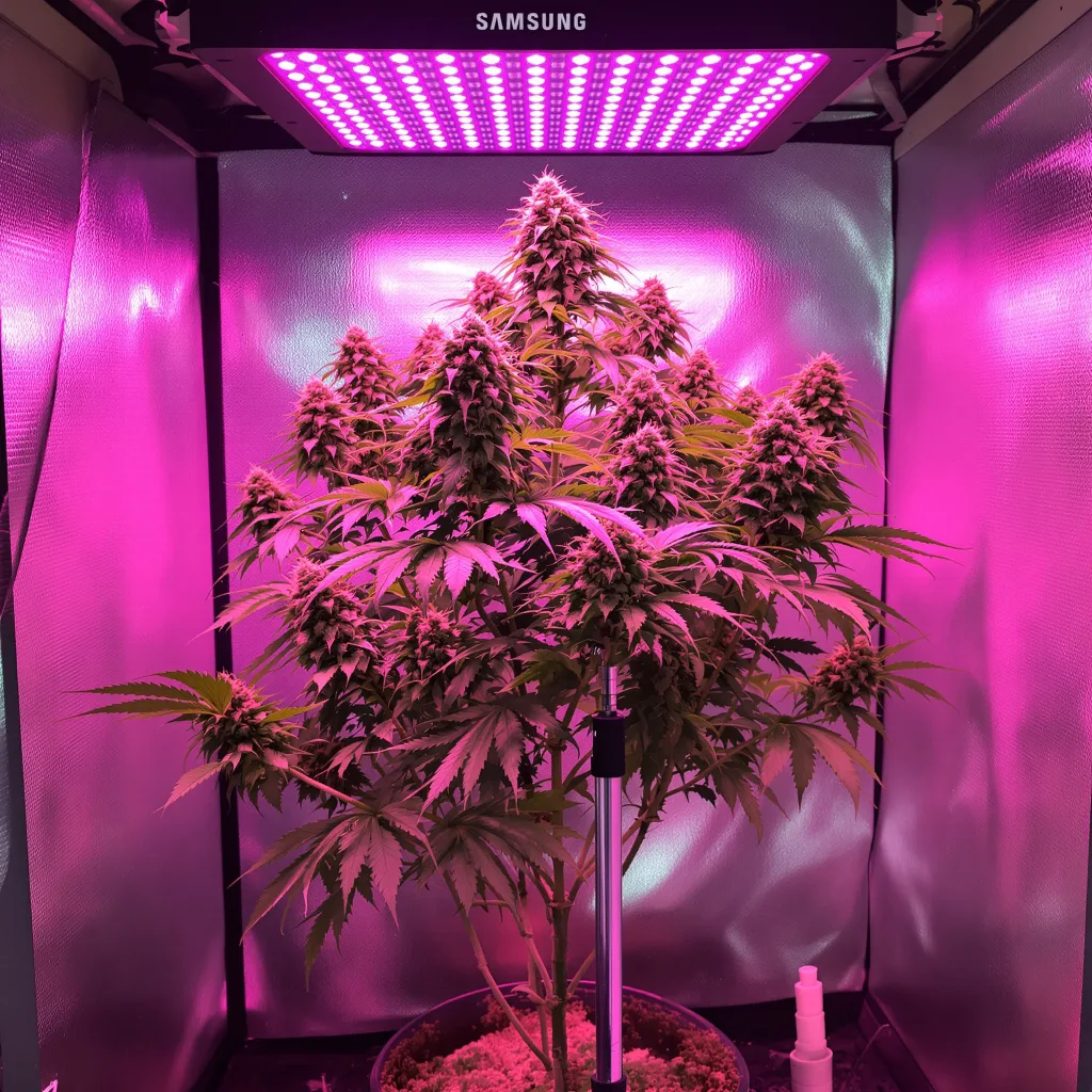Planta de cannabis Blue Dragon en fase de floración — 120-180 cm feminizada