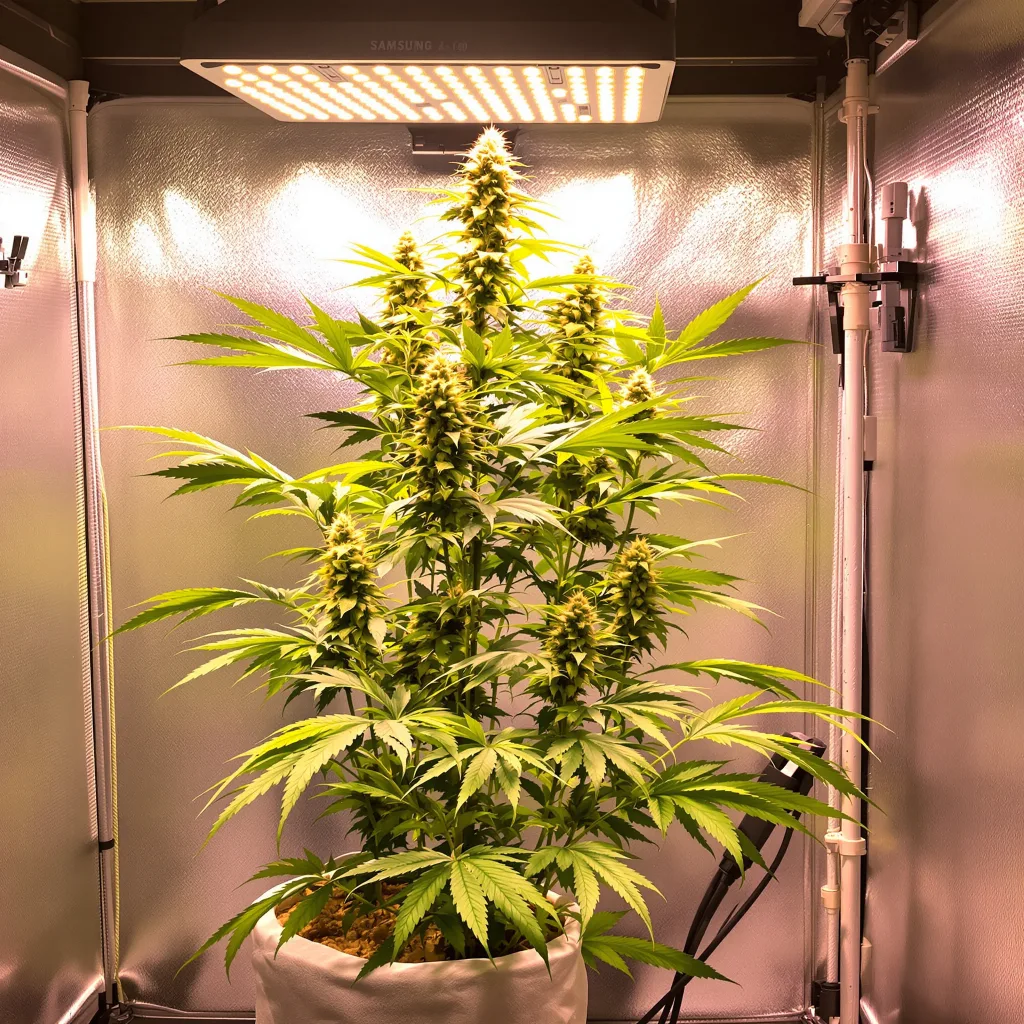 Planta de cannabis Blue Dream en fase de floración — 150-200 cm feminizada