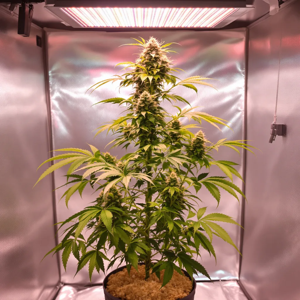 Planta de cannabis Blue Fruit en fase de floración — 90-130 cm feminizada