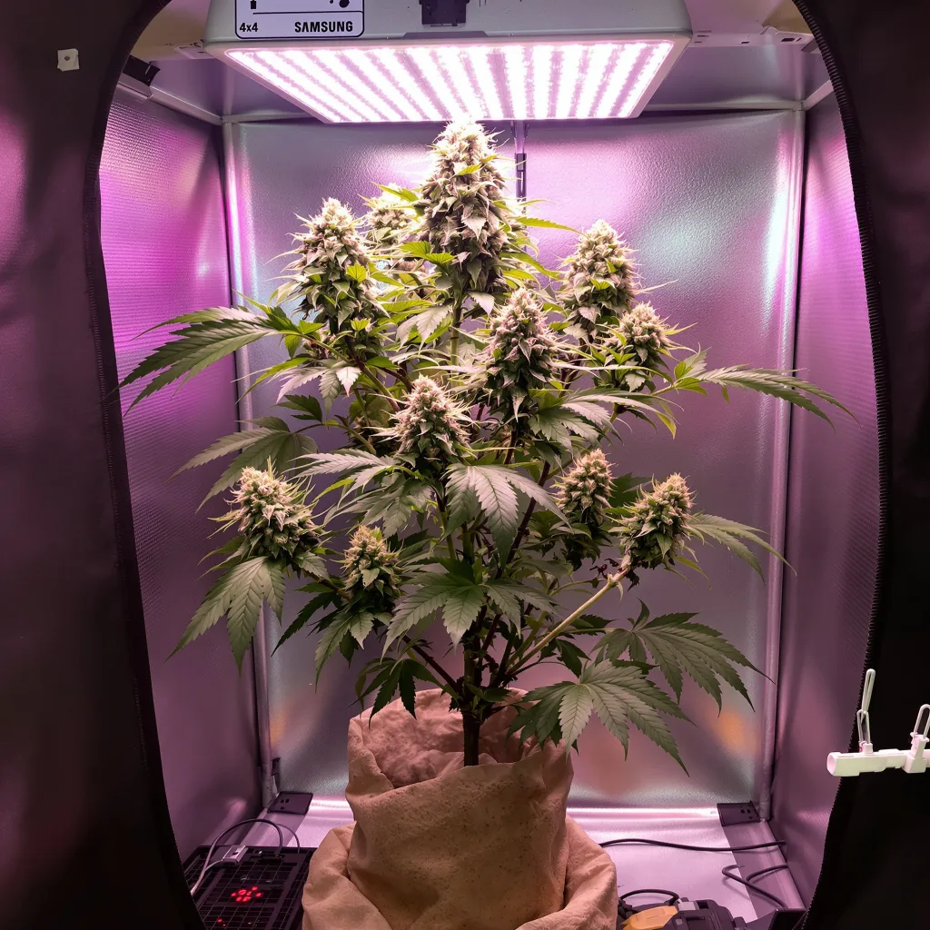 Planta de cannabis Blue Hawaiian en fase de floración — 120-180 cm feminizada