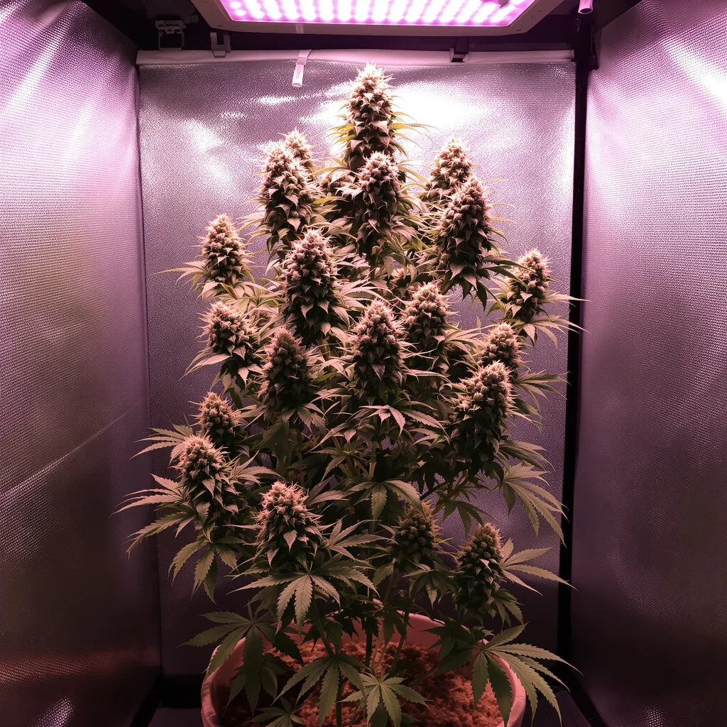 Planta de cannabis Blue Jay Way en fase de floración — 120-180 cm feminizada