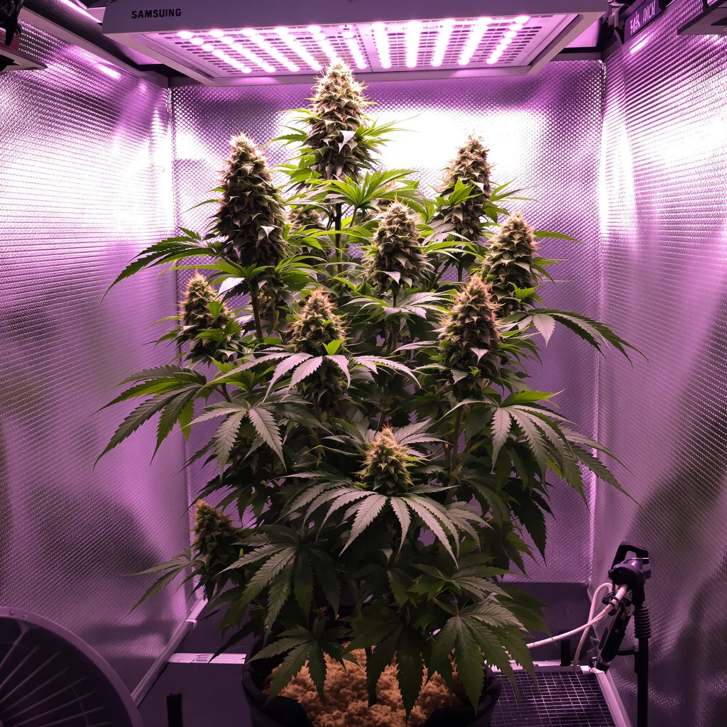 Planta de cannabis Blue Moon Rocks en fase de floración — 90-130 cm feminizada