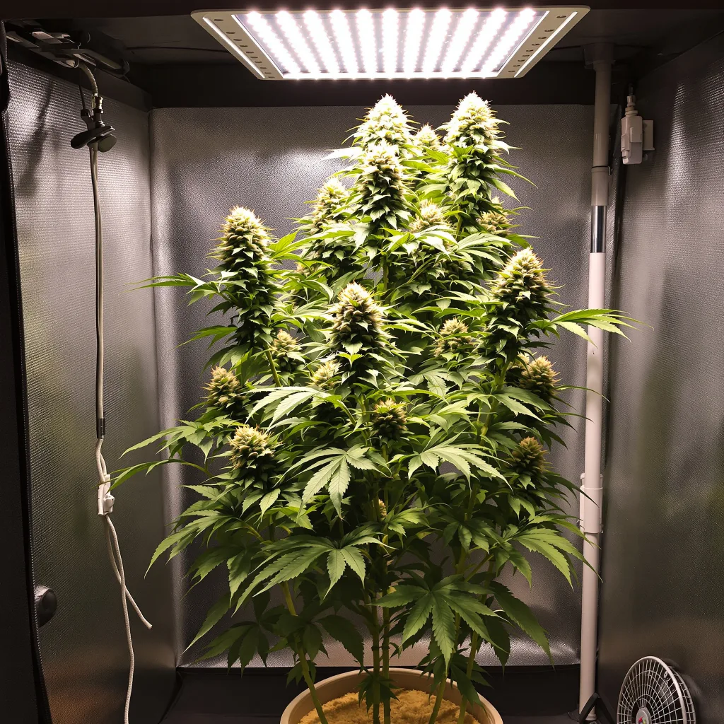 Planta de cannabis Blue Power en fase de floración — 120-180 cm feminizada