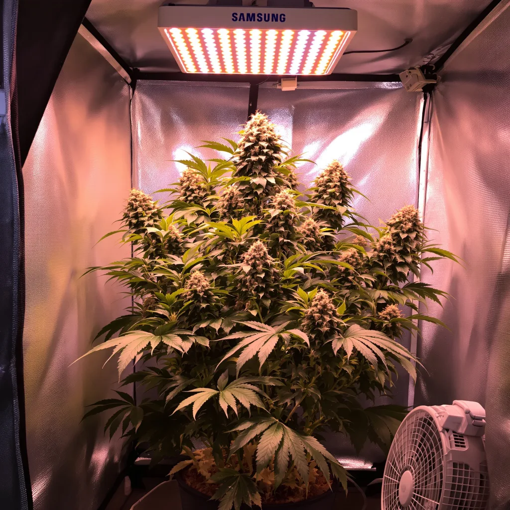 Planta de cannabis Blue Zkittlez en fase de floración — 90-130 cm feminizada