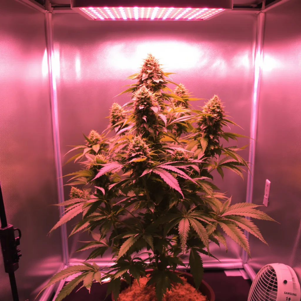 Planta de cannabis Blueberry en fase de floración — 90-130 cm feminizada