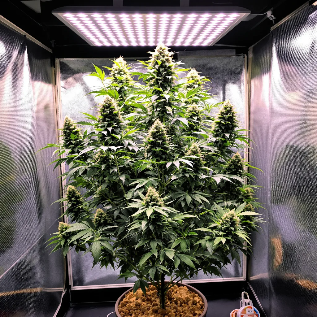 Planta de cannabis Brainwreck en fase de floración — 120-180 cm feminizada