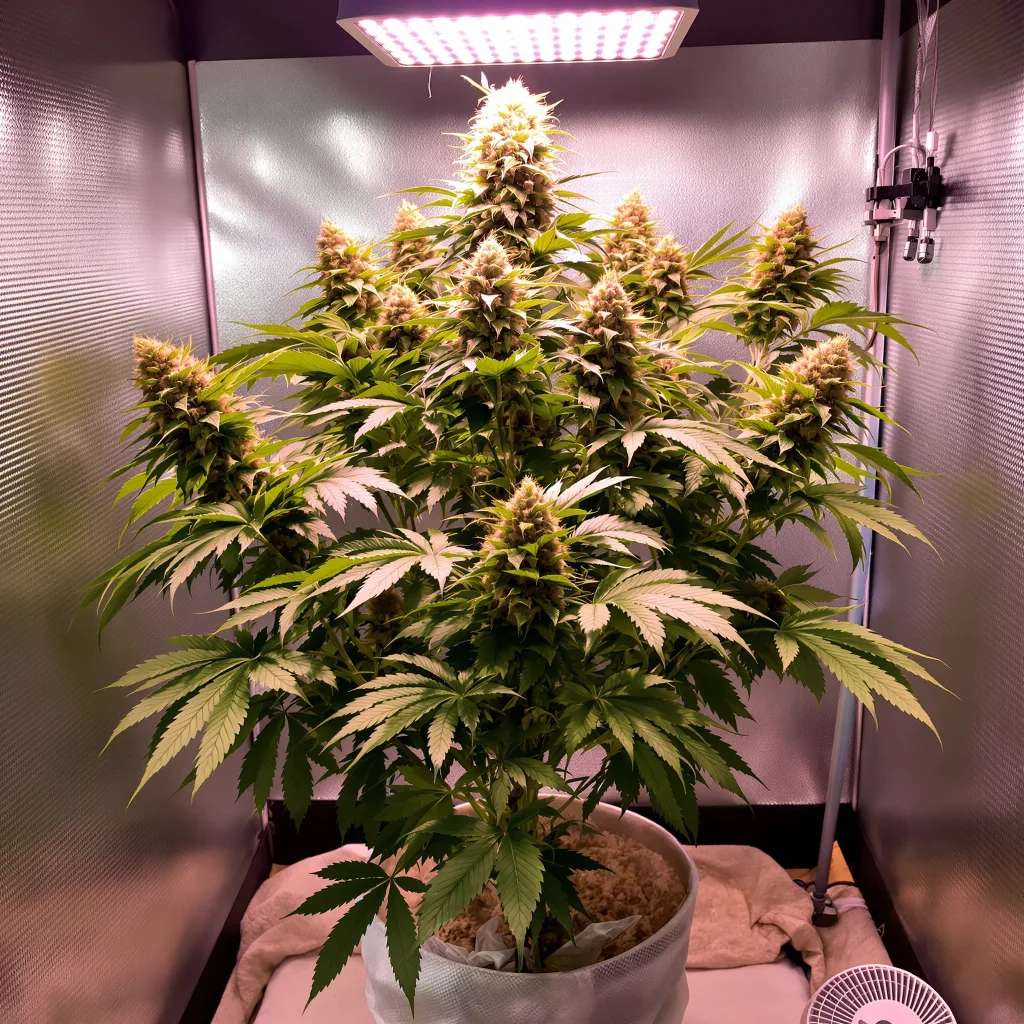 Planta de cannabis Brand X en fase de floración — 90-130 cm feminizada