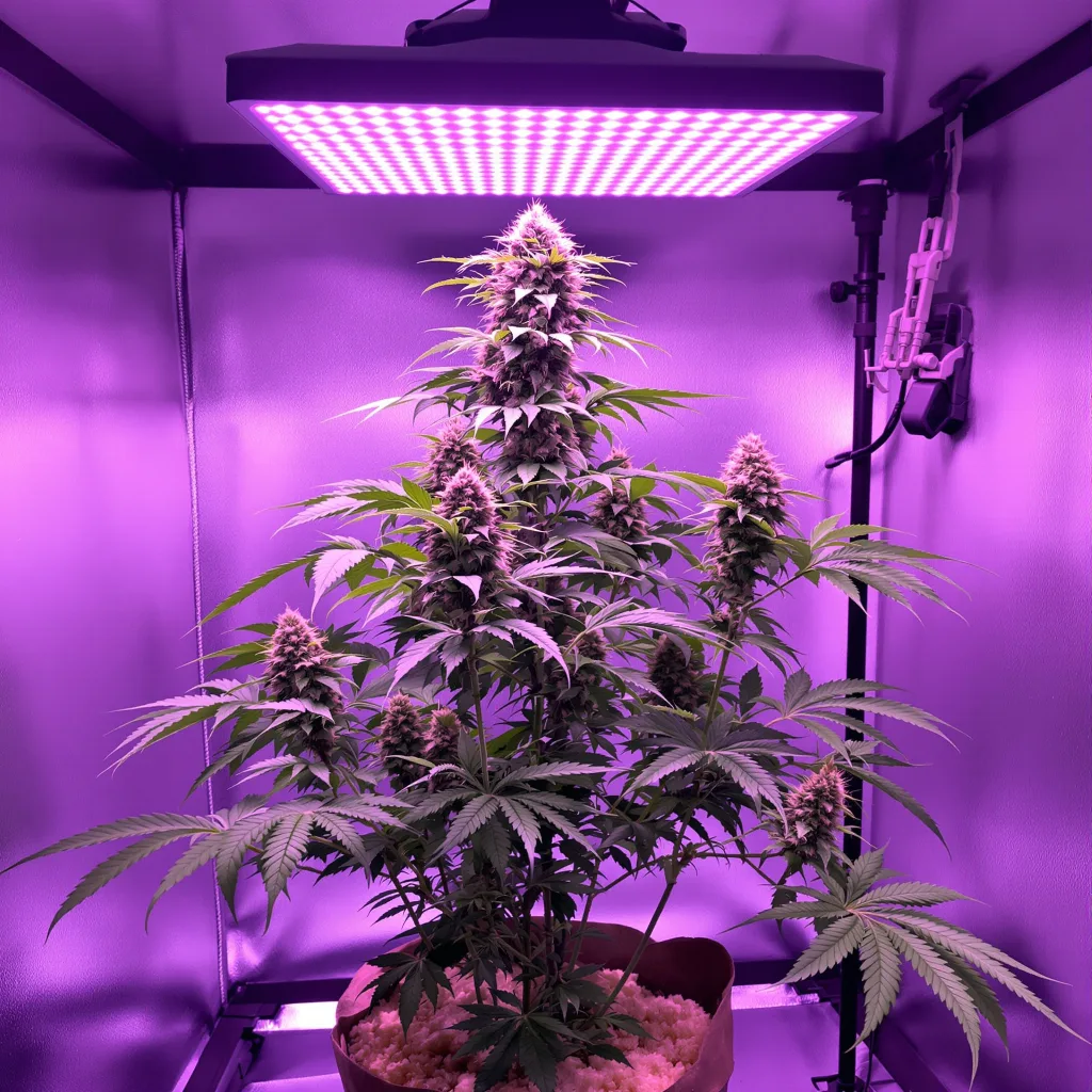 Planta de cannabis Bubba Kush en fase de floración — 90-130 cm feminizada