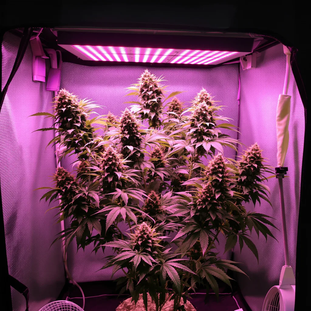 Planta de cannabis Bubba Tom Hayes en fase de floración — 120-180 cm feminizada