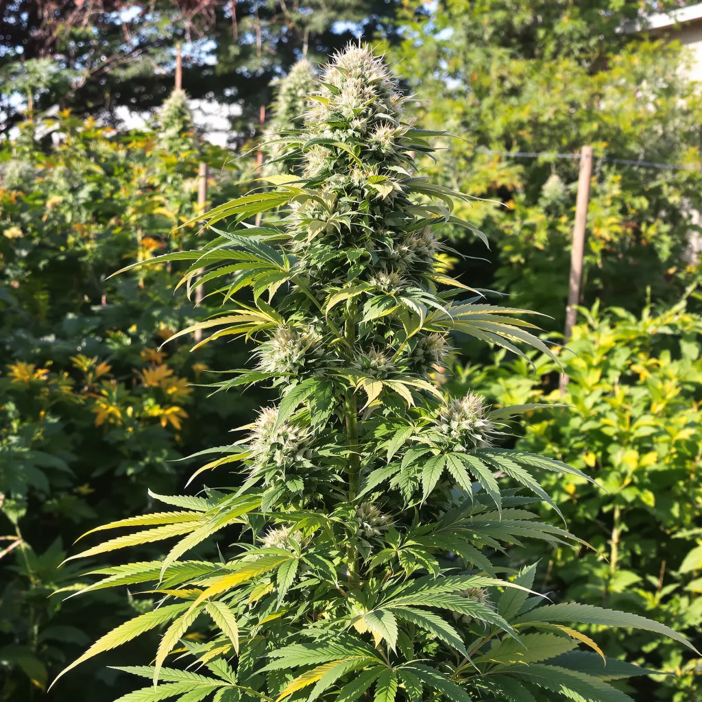 Bubblegum 59% indica / 41% sativa — flor con tricomas visibles