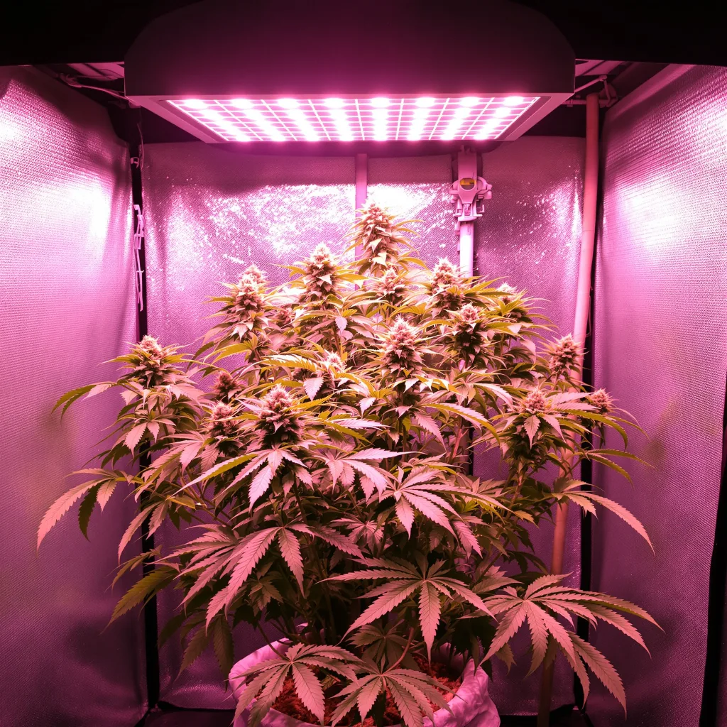 Planta de cannabis Buddha's Sister en fase de floración — 90-130 cm feminizada