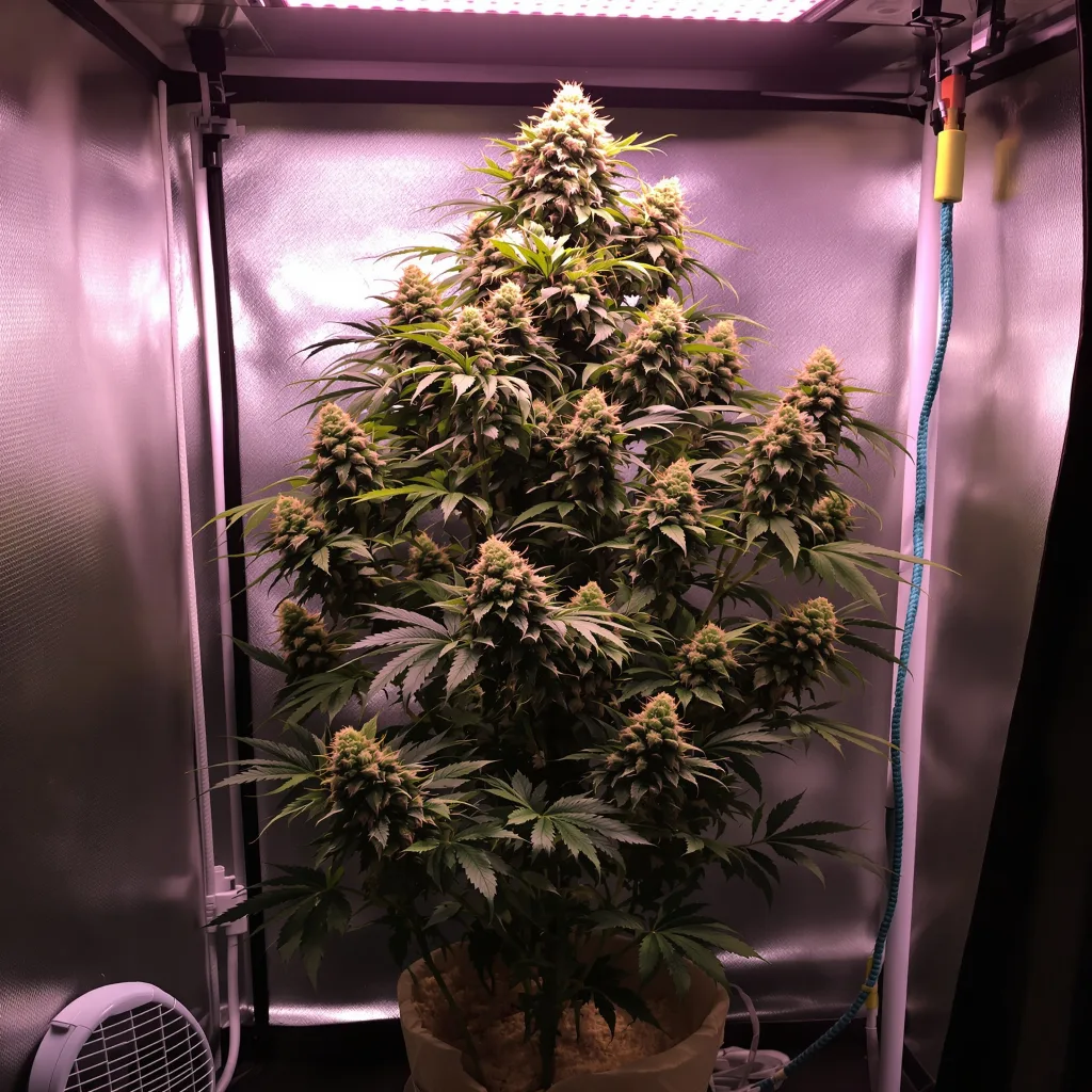 Planta de cannabis Bugatti en fase de floración — 120-180 cm feminizada