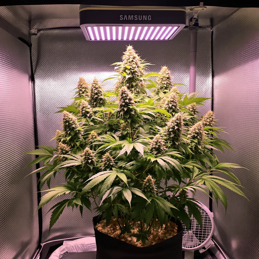 Planta de cannabis Burkle en fase de floración — 90-130 cm feminizada