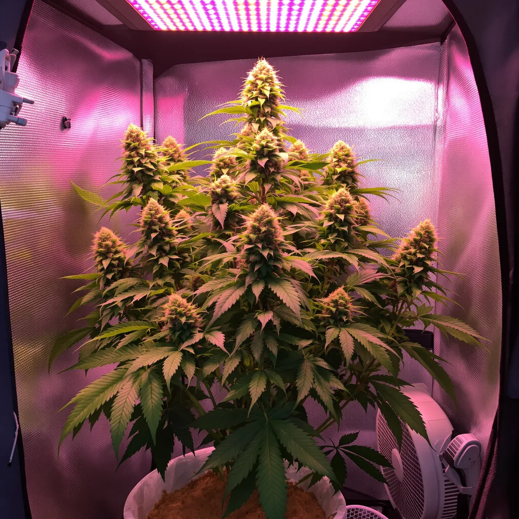 Planta de cannabis Burmese Kush en fase de floración — 120-180 cm feminizada