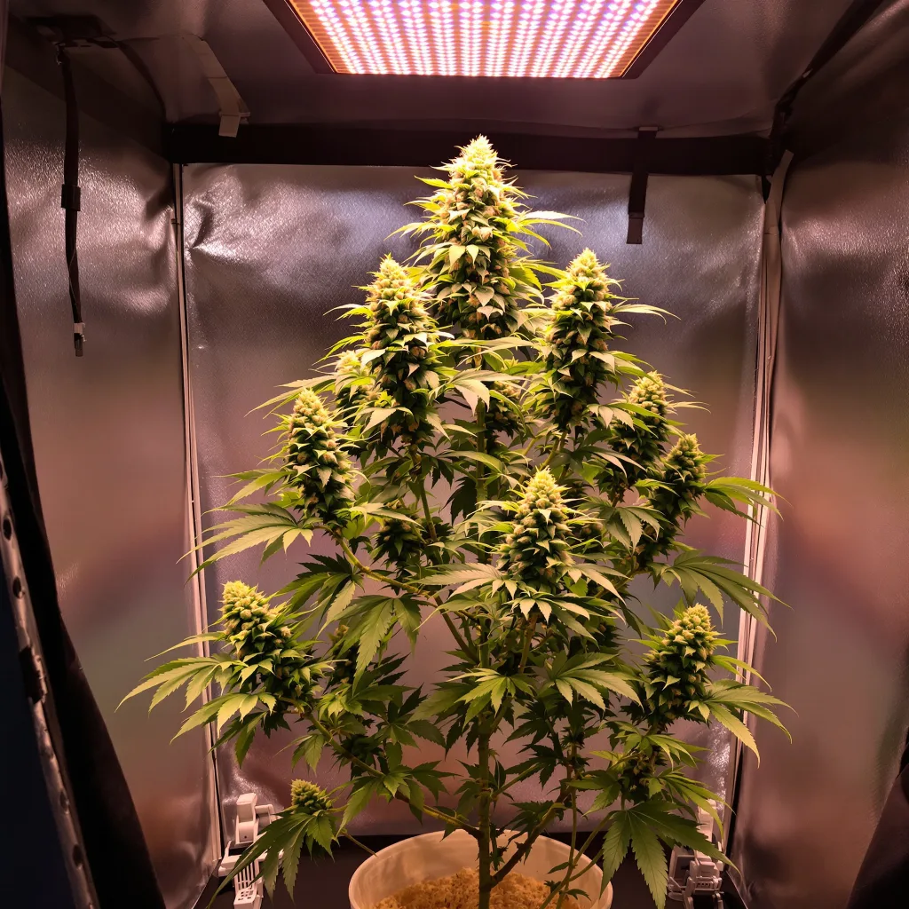 Planta de cannabis C4 en fase de floración — 120-180 cm feminizada