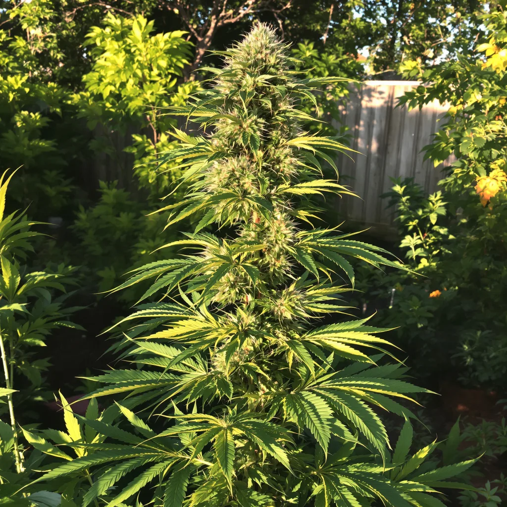 Cactus 20% indica / 80% sativa — flor con tricomas visibles