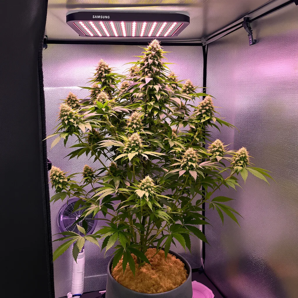 Planta de cannabis Cali Jack en fase de floración — 120-180 cm feminizada