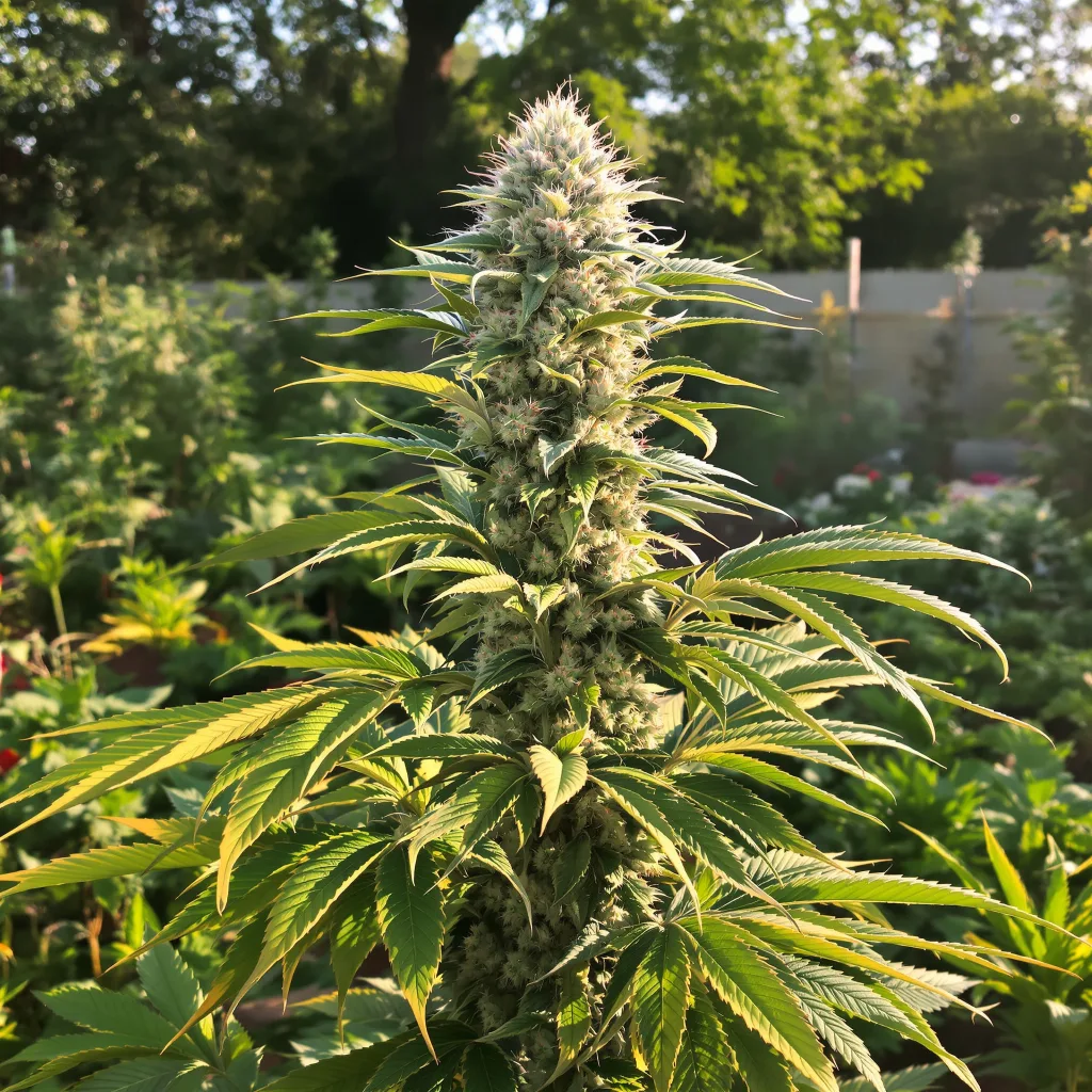 Candy Jack 50% indica / 50% sativa — flor con tricomas visibles