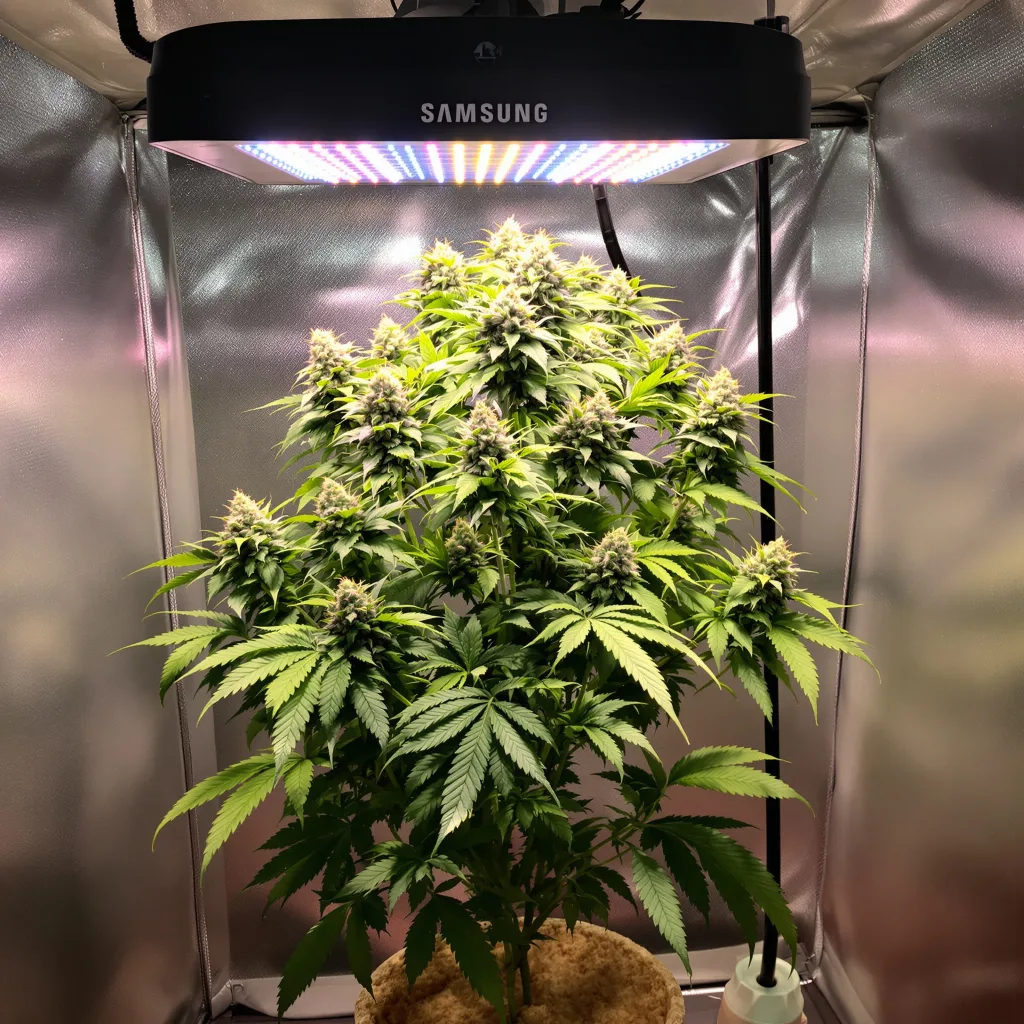 Planta de cannabis Candy Kush en fase de floración — 120-180 cm feminizada