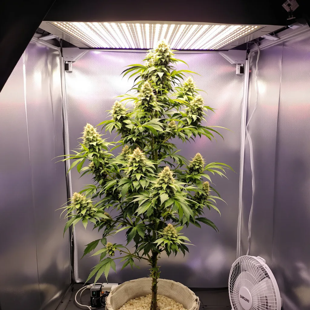 Planta de cannabis Candyland Peyote en fase de floración — 120-180 cm feminizada