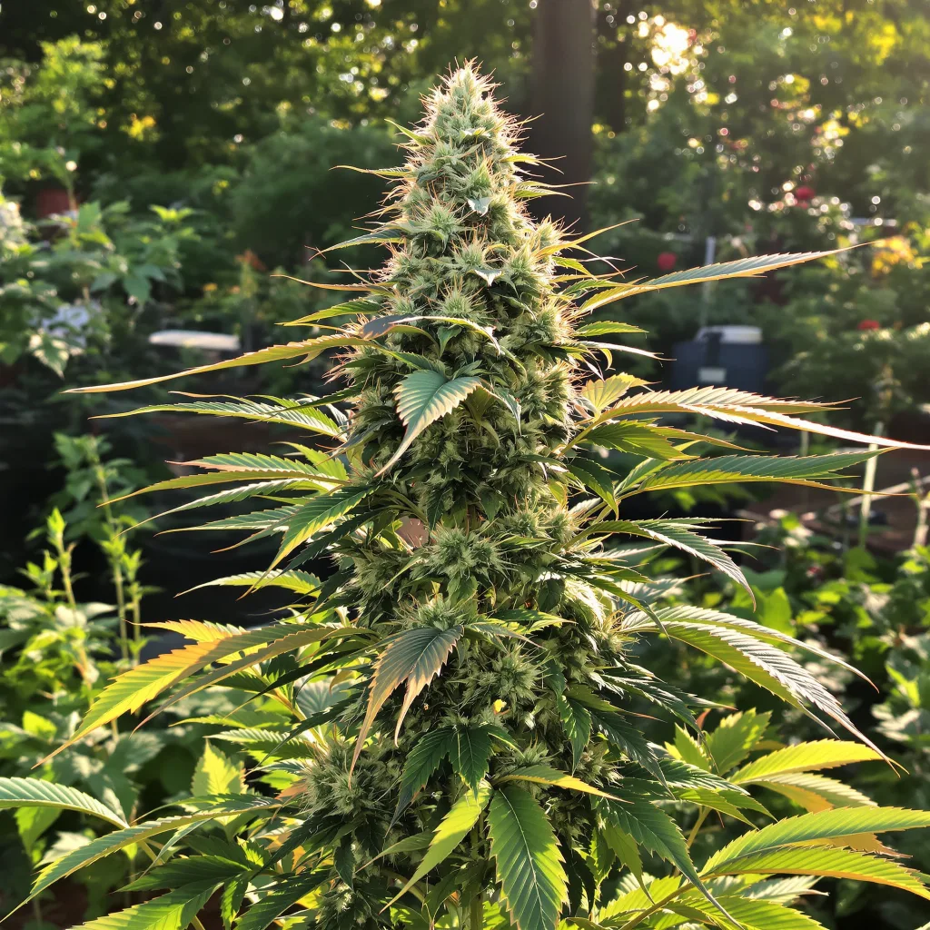 Candyland Peyote 56% indica / 44% sativa — flor con tricomas visibles