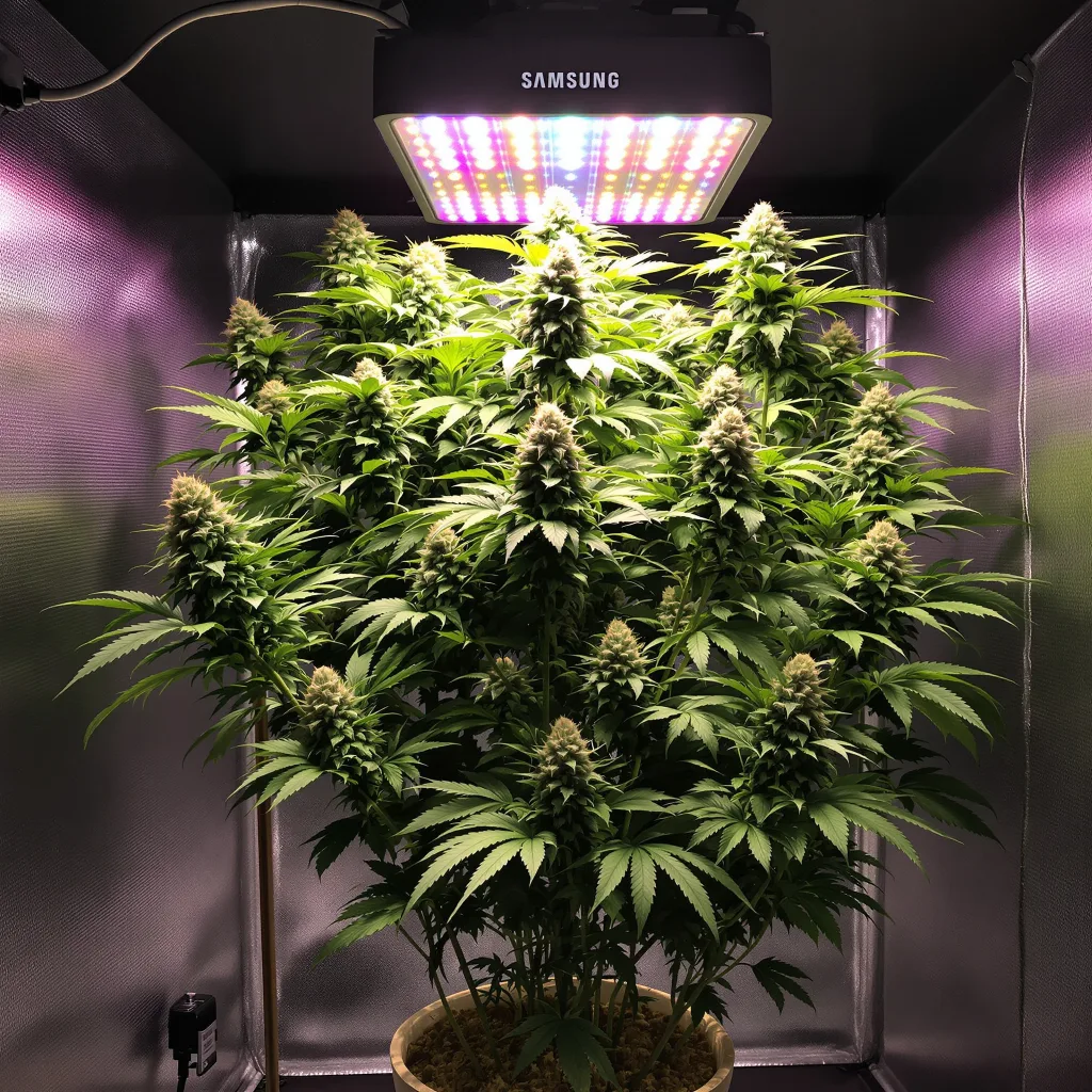 Planta de cannabis Canna-Tsu en fase de floración — 120-180 cm feminizada