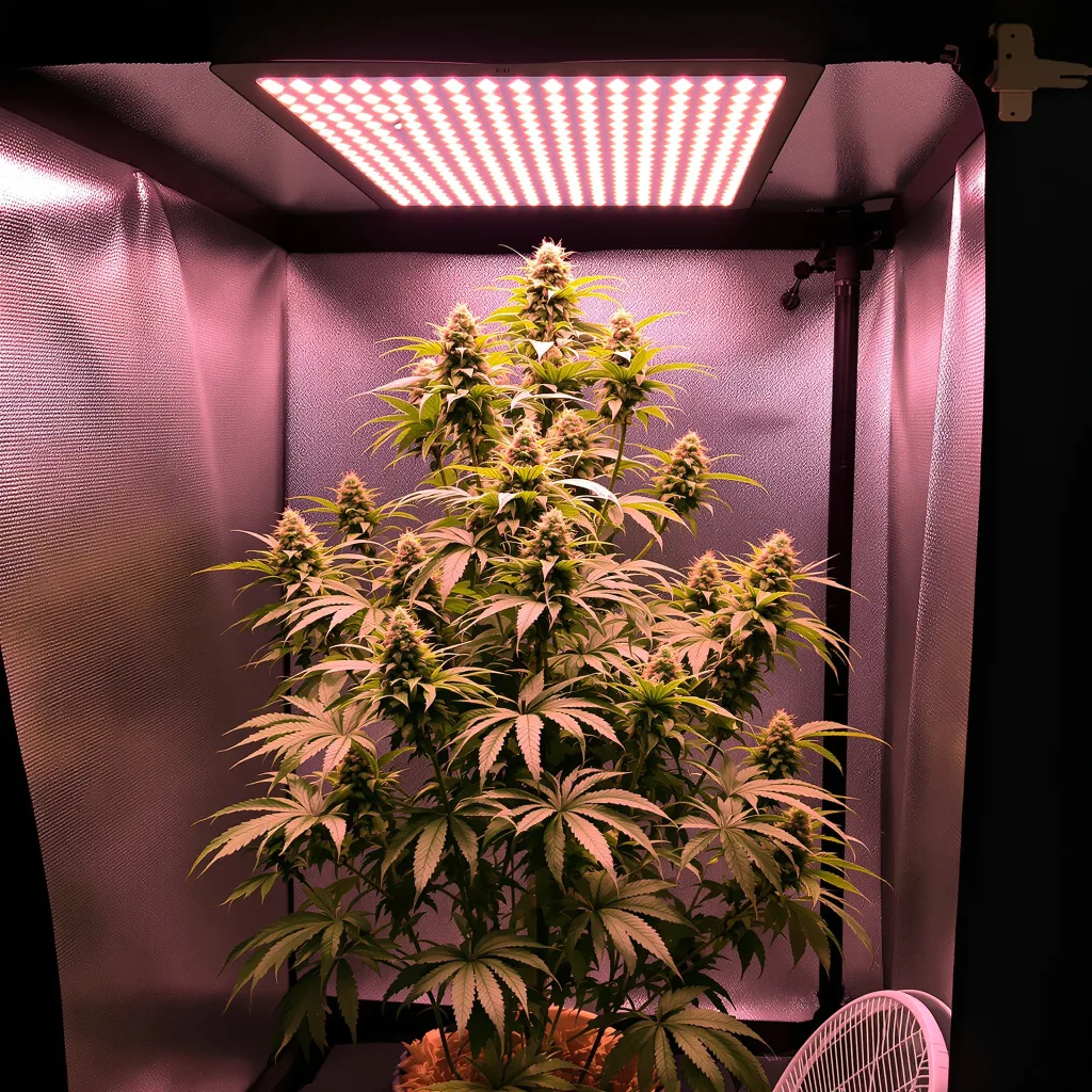 Planta de cannabis Casey Jones en fase de floración — 150-200 cm feminizada