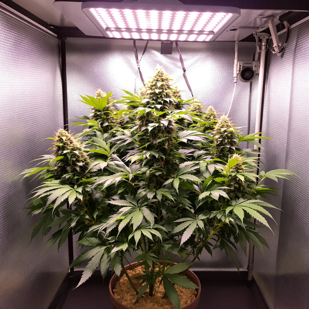 Planta de cannabis Casper OG en fase de floración — 60-100 cm autofloración